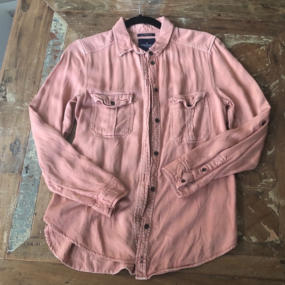 American Eagle Boyfriend Button Down Bundle - image 2